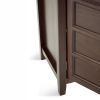 Burlington - Tall TV Media Stand - Mahogany Brown