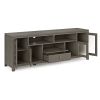 Cosmopolitan - 72" Wide TV Media Stand - Farmhouse Grey