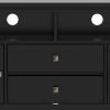 Cosmopolitan - 72" Wide TV Media Stand - Black