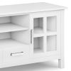 Kitchener - 60" Wide TV Media Stand - White