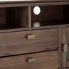 Artisan - 72" TV Media Stand - Natural Aged Brown
