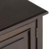 Connaught - 72" Wide TV Stand - Dark Chestnut Brown