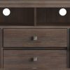 Cosmopolitan - 72" Wide TV Media Stand - Farmhouse Brown