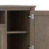 Ela - 72" TV Media Stand - Smoky Brown
