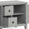 Connaught - 72" Wide TV Stand - Fog Grey