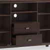 Artisan - Tall TV Media Stand - Dark Chestnut Brown