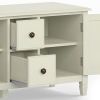 Connaught - 72" Wide TV Stand - Antique White