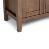 Redmond - 72" TV Media Stand - Rustic Natural Aged Brown
