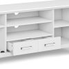 Kitchener - 60" Wide TV Media Stand - White