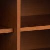 Draper - Mid Century Low TV Media Stand - Teak Brown