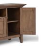 Redmond - 72" TV Media Stand - Rustic Natural Aged Brown