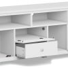Cosmopolitan - 72" Wide TV Media Stand - White