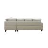 Silver Green Faux Leather Living Room Sofa Set B