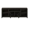 Bridgevine Home Skyline 95 inch TV Stand Console for TVs up to 100 inches, No Assembly Required, Mocha Finish