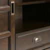 Burlington - Tall TV Media Stand - Mahogany Brown