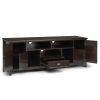 Burlington - 72" TV Media Stand - Mahogany Brown