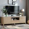 70 Inches Modern TV stand with LED Lights Entertainment Center TV cabinet with Storage for Up to 75 inch for Gaming Living Room Bedroom