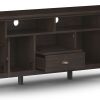 Redmond - 72" TV Media Stand - Brunette Brown