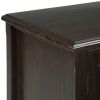 Burlington - 72" TV Media Stand - Mahogany Brown