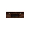 Bridgevine Home Sausalito 72 inch TV Stand Console for TVs up to 85 inches, No Assembly Required, Whiskey Finish