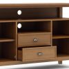 Redmond - Tall TV Media Stand - Light Golden Brown