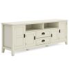 Burlington - 72" TV Media Stand - Antique White