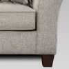 Camero Fabric Pillowback 2-Piece Living Room Set, Sofa and Loveseat, Gray