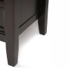 Amherst - TV Media Stand - Hickory Brown