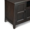 Burlington - 72" TV Media Stand - Mahogany Brown