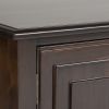 Connaught - 72" Wide TV Stand - Dark Chestnut Brown