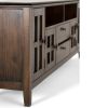 Artisan - 72" TV Media Stand - Natural Aged Brown