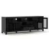 Cosmopolitan - 72" Wide TV Media Stand - Black