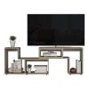 Being Extendable TV Stand, Multiple Shelves -Light Pine