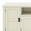 Burlington - 72" TV Media Stand - Antique White
