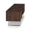 Lowry - 72" TV Media Stand - Distressed Charcoal Brown
