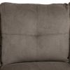 Brown Corduroy Living Room Sofa Set B