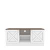 Costal Wood Base 2 Cupboards Vintage TV Stand