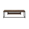 ACME Bob TV Stand in Weathered Oak & Black 91780