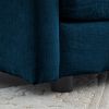 Sofa Set of 2 Chenille Couch, 2+3 Seater Sofa Set Deep Seat Sofa, Modern Sofa Set for Living Room, Blue Chenille