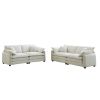 Modern Living Room Sofa Two-Piece Set, Suitable for Living room and Bedroom Sofa Set, Consists of two pieces of 2 Seater Sofa,Beige Corduroy