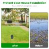 4Inch Green Angled Yard Drainage Pipe With Sloped Grate Yard Drain Emitter For Sump Pump Discharge Downspout Extensions Inlet Outlet Yard Drain Compat
