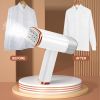 1000W Portable Handheld Clothes Steamer with Brush Foldable Travel Electric Steamer for Garments Clothing Wrinkles Remover 30S Heat Up 120ML Water Tan
