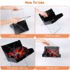 Foldable BBQ Grill Charcoal Barbecue Portable X Grill Tabletop Outdoor Smoker BBQ for Camping Picnic Outdoor Party