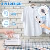 1200W Handheld Steamer with Dry Wet Ironing Modes 180° Rotatable Handle 10S Fast Heating Portable Clothing Steamer for Home Travel
