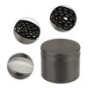 Magnetic Herb Spice Tobacco Grinder 2-inch 4-Piece Zinc Alloy Crusher Kitchen Mill with Pollen Scraper