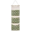Wall Mounted Storage Bag Door Closet Hanging Storage Bag Organizer Waterproof 3 Pockets Pouch
