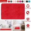 Fluffy Bedroom Rug 4’ x 2.6’ Anti-Skid Shaggy Area Rug Decorative Floor Carpet Mat for Nursery Bedroom Living Room