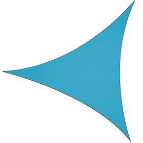 Shade Sail Patio Cover Shade Canopy Camping Sail Awning Sail Sunscreen Shelter Triangle Cover For Kindergarten Playground Outdoor (Option: SunShadeCanopy11InBLU)