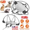 2Pcs Animal Spring Trap Sturdy Iron Animal Snap Trap 7In Powerful Reusable Fox Raccoon Rabbit Skunk Feral Small Medium Sized Animal Hunting Trap