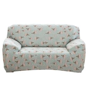 Sofa Cover Printed Stretch Sofa Furniture Cover Soft Sofa Slipcover Polyester Furniture Protector Cover (Option: SofaCoverHyacinth3S)